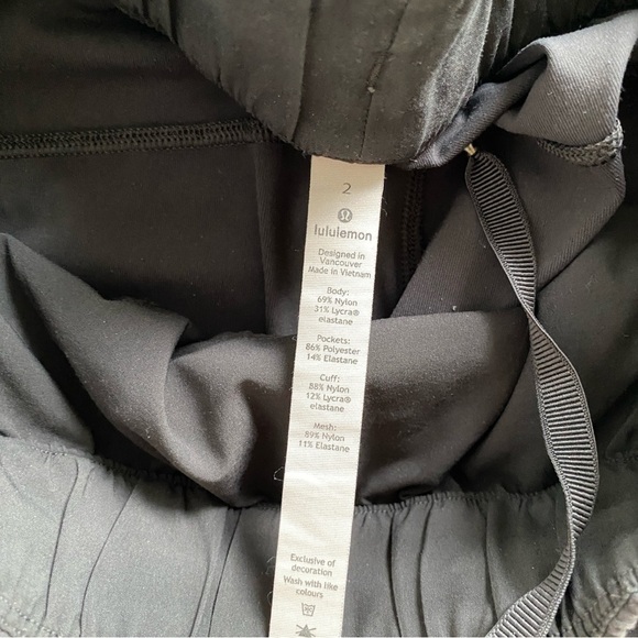 LULULEMON On The Fly Joggers *Luxtreme 28” Graphite Grey Size 2 - Picture 13 of 14
